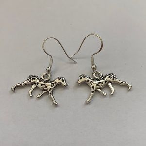 Cute Dalmatian Dog Earrings